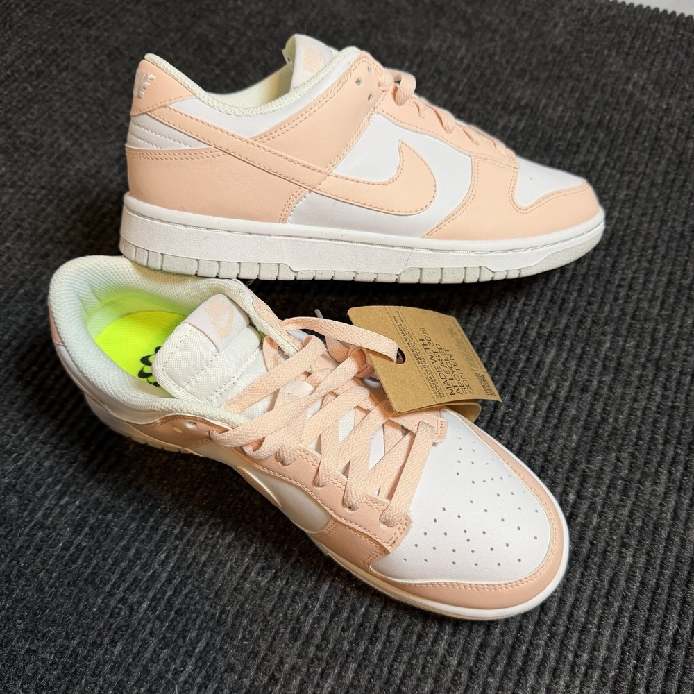 Size 8.5 Nike Dunk Low Next Nature Pale Coral Pink Unworn Tennis Shoes Sneakers
